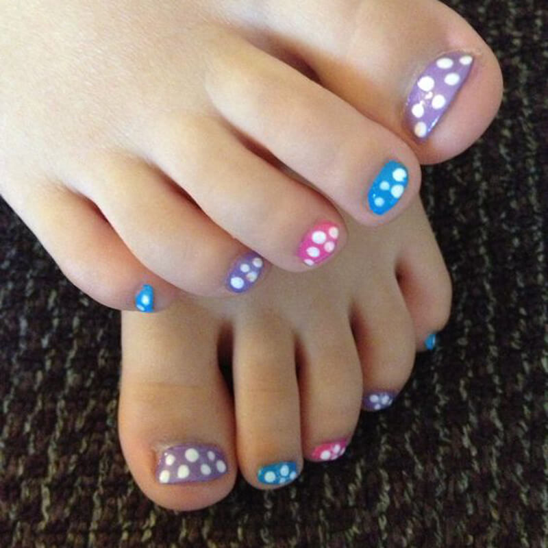 Pedicure with Polish